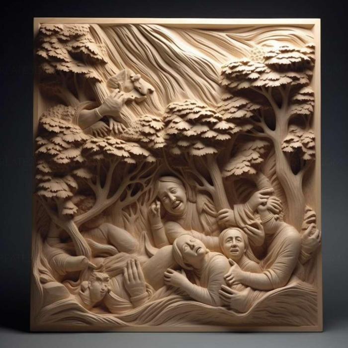 نموذج ثلاثي الأبعاد لآلة CNC 3D Art 